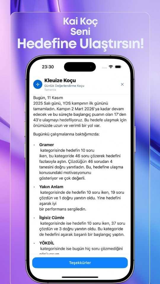 AI Koç Sohbet Ekranı